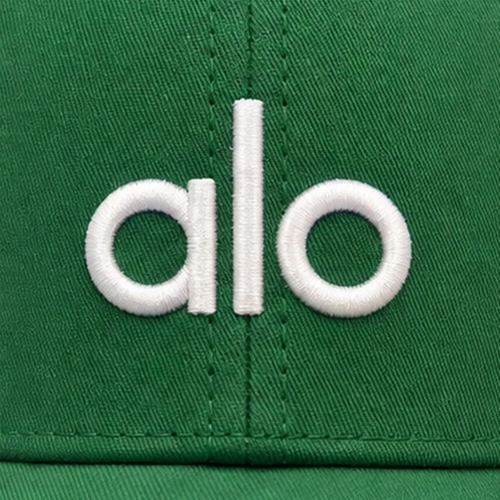 ALO Yoga Green Running Baseball Cap Hat NWT